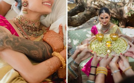 Athiya Shetty provides never-before-seen images of her wedding ceremonies with KL Rahul.